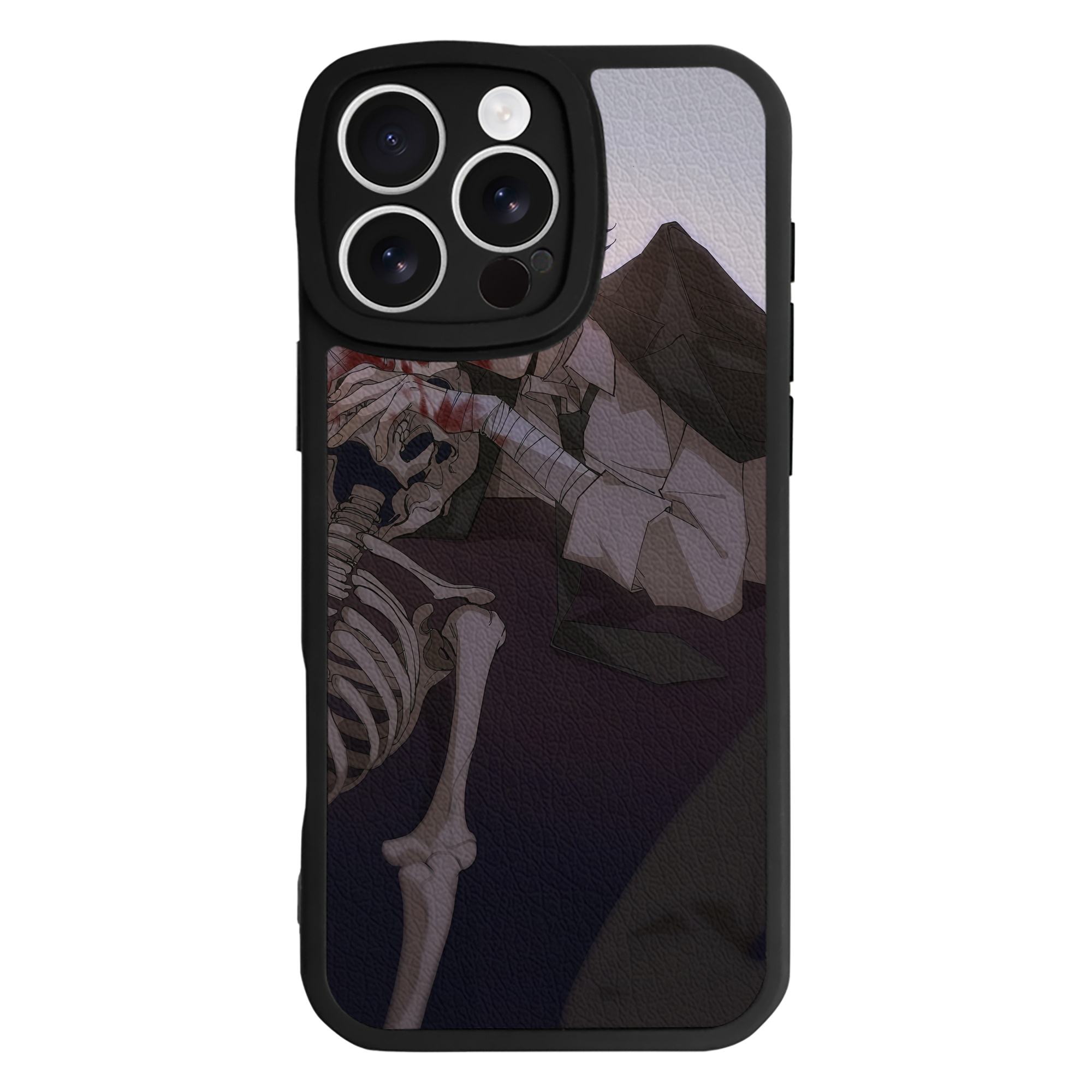 （画像用） 文豪ストレイドッグス Bungo Stray Dogs 【iPhone 16シリーズ対応】シリコンスマホケース（レザー調） 材質：シリコン